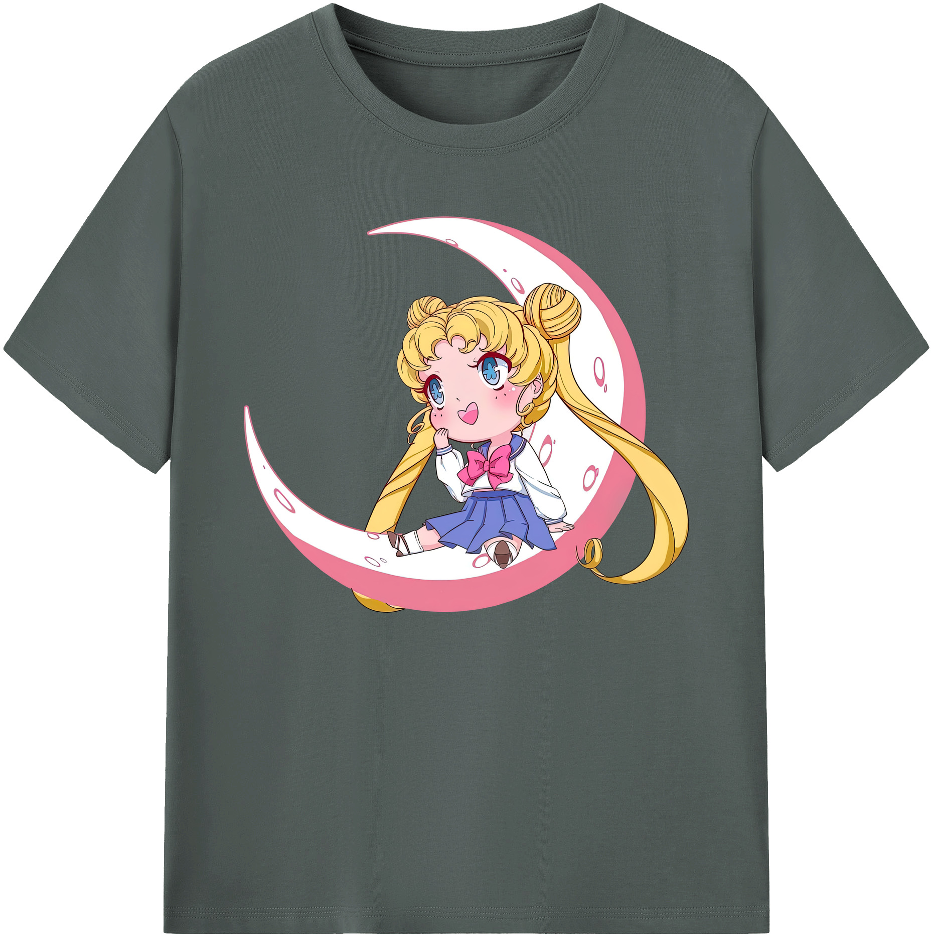 （画像用） 美少女戦士セーラームーン 愛野 美奈子 あいの みなこ Sailor Moon Aino Minako 綿100％ メンズ半袖Tシャツ｜肌触りやわらか＆通気性